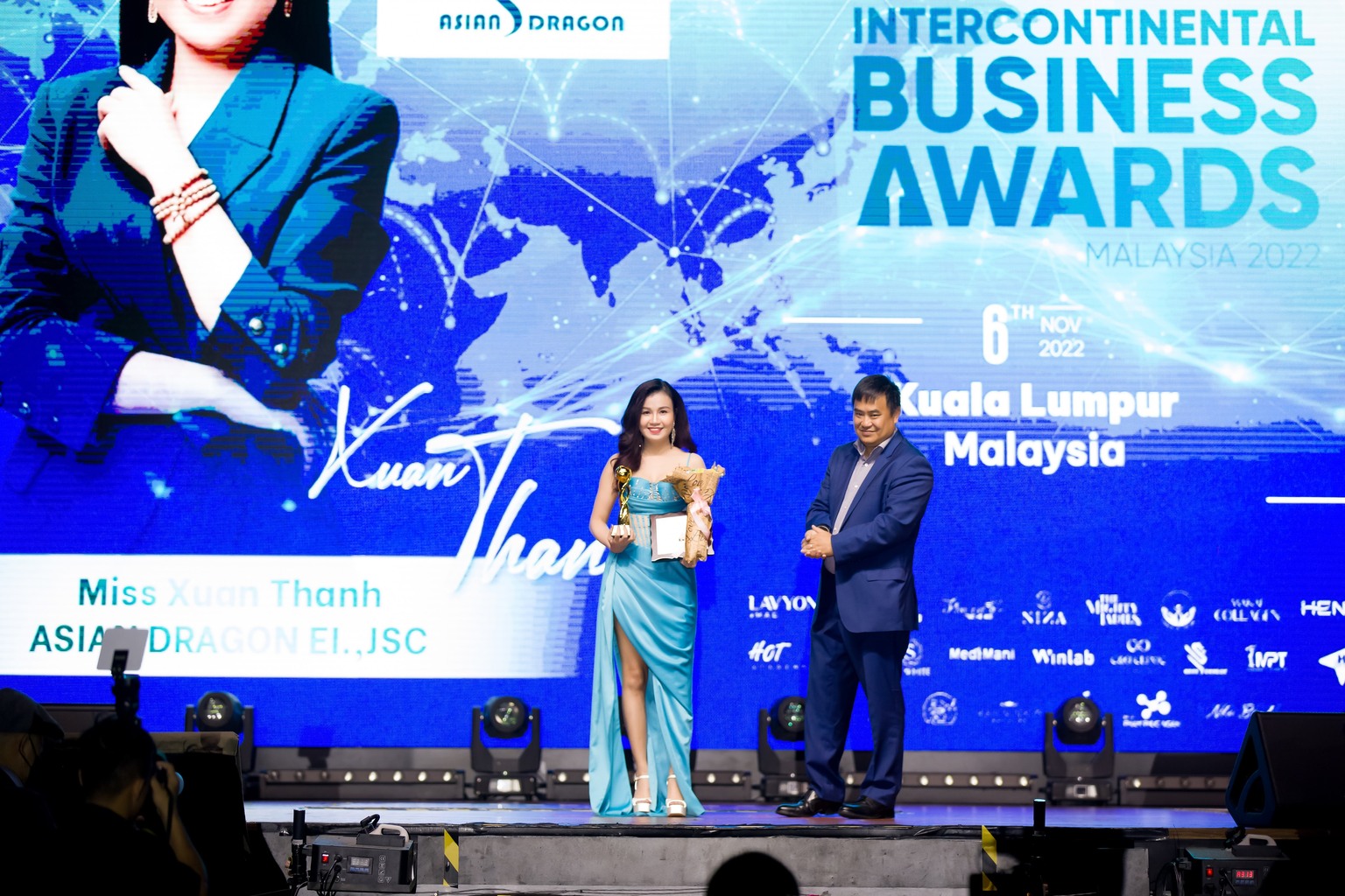 Asian Dragon received Top 100 Intercontinental Typical Entrepreneur, Enterprise